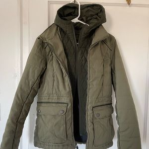Prana double zip winter coat